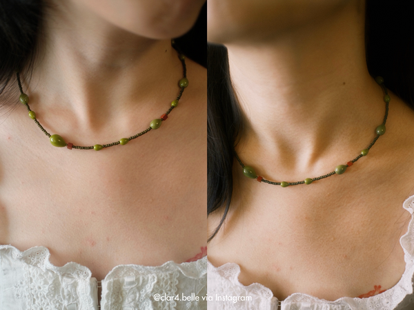 Backorder: Castelvetrano Necklace (Pearl)