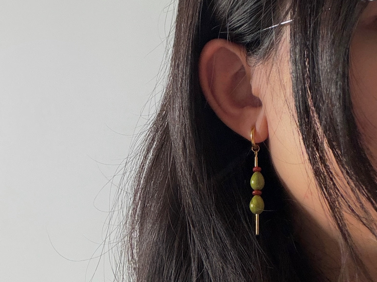 Backorder: Castelvetrano Earrings (On the Pick)