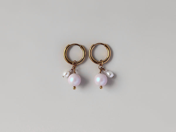 Alchemy: Blush Hoops