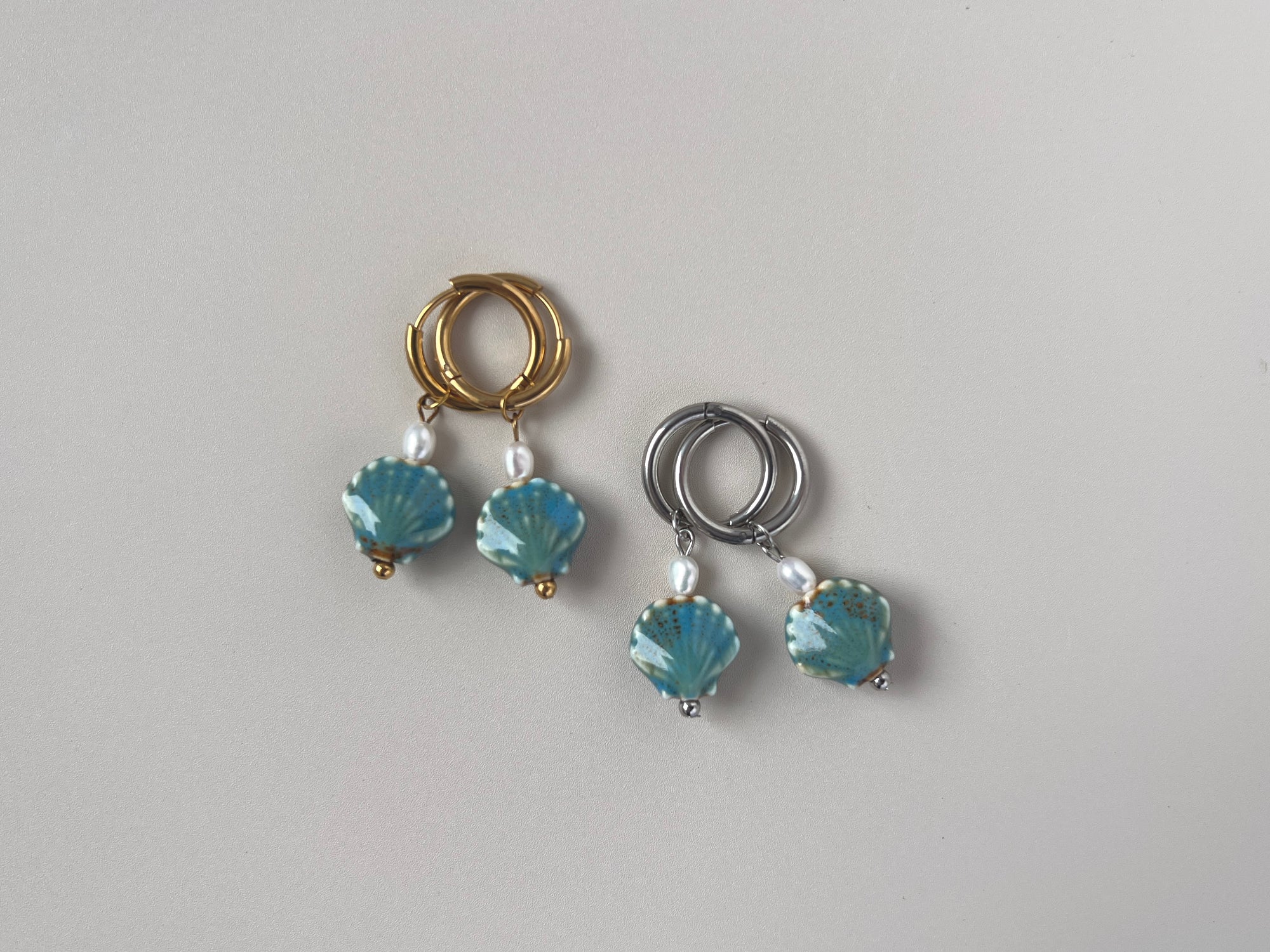 Cora Hoops: Turquoise