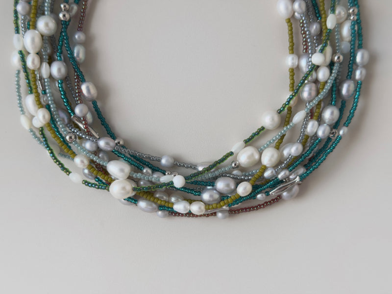 Sediment Series: Necklaces (Silver)