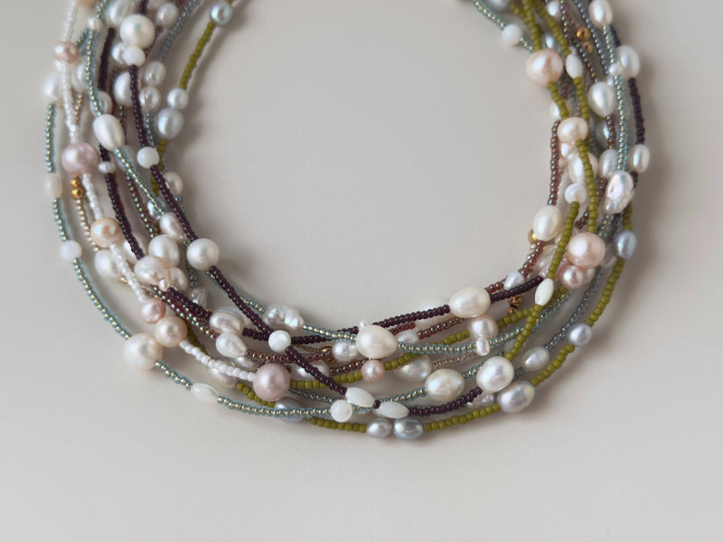 Sediment Series: Necklaces (Gold)