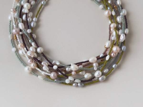 Sediment Series: Necklaces (Gold)