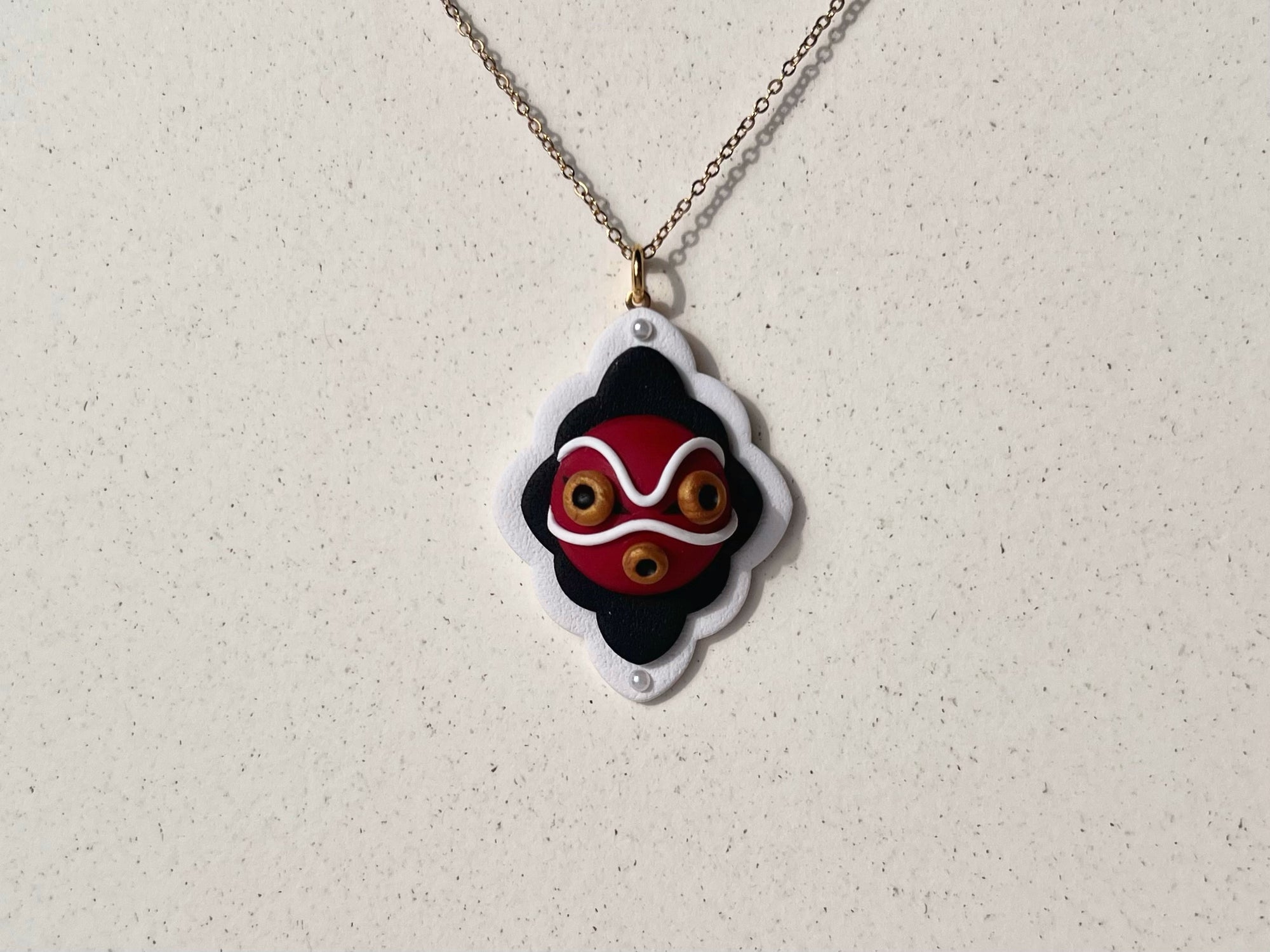 Princess Mononoke Framed Necklace #1