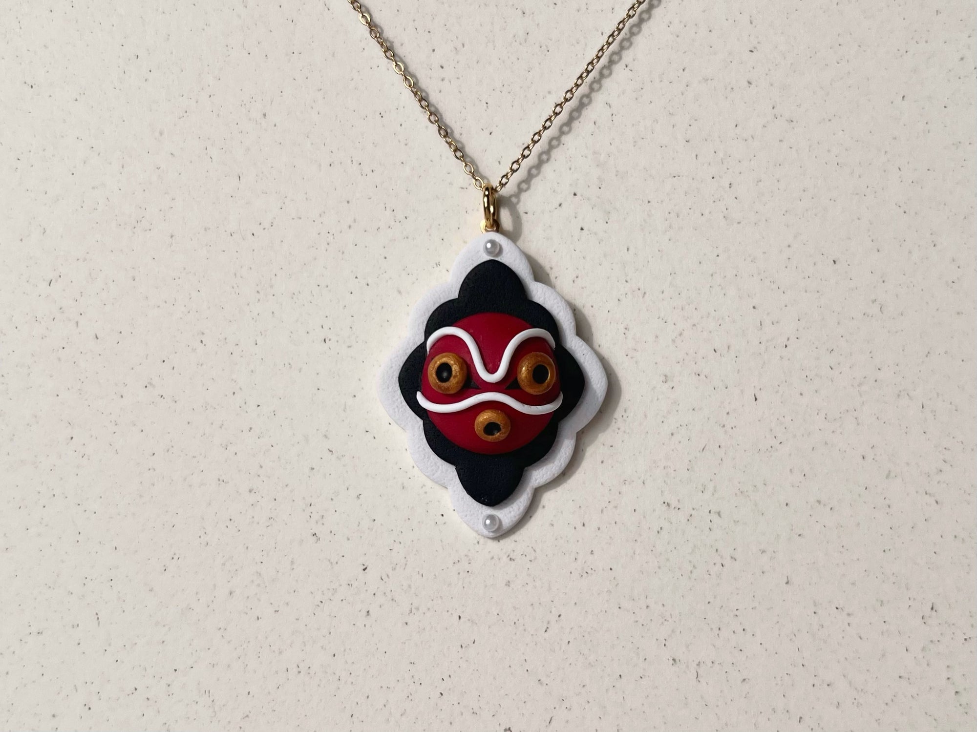 Princess Mononoke Framed Necklace #2