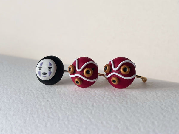 No-Face and Princess Mononoke Rings