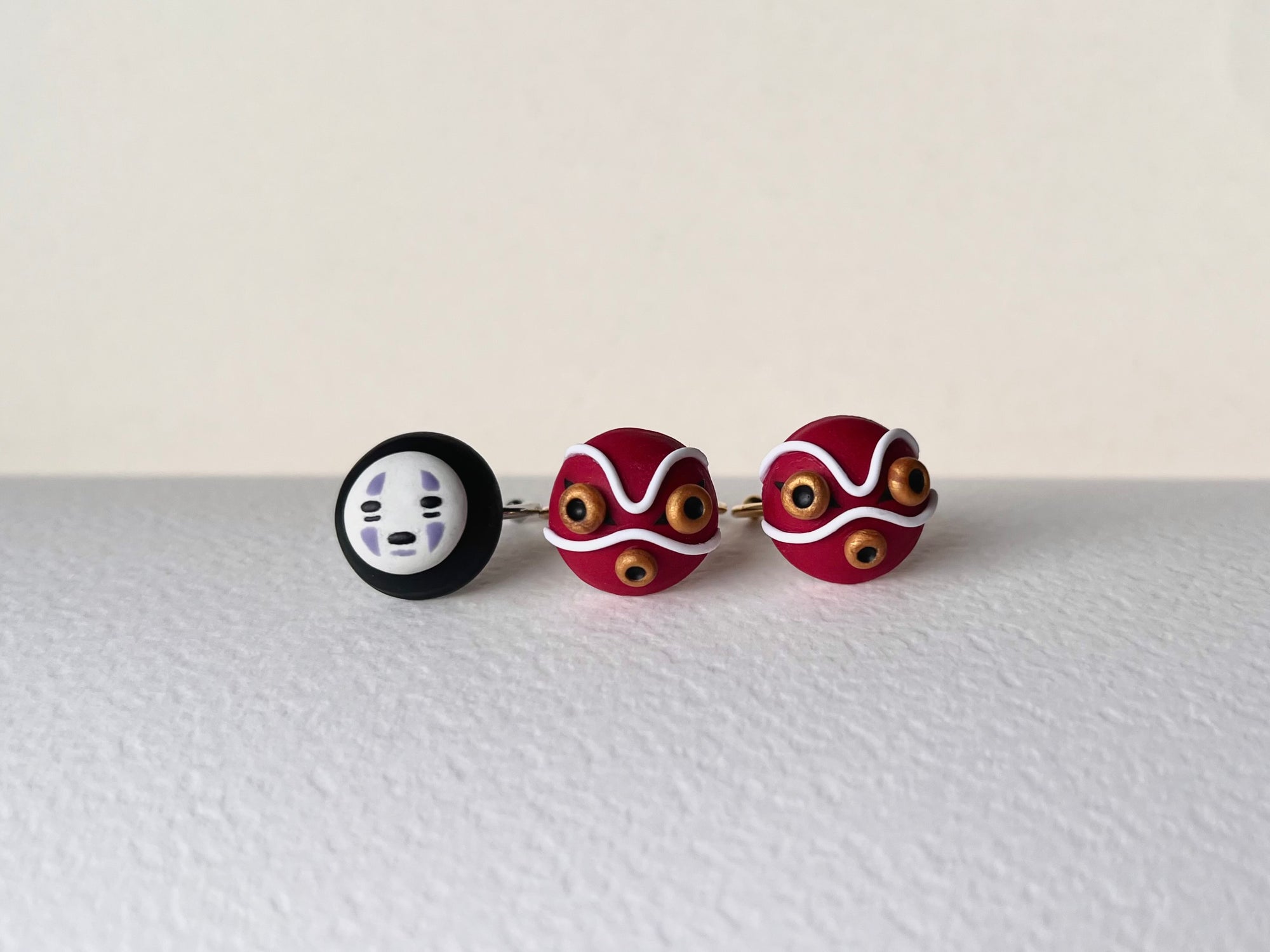 No-Face and Princess Mononoke Rings