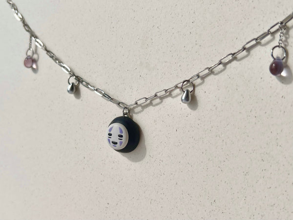 No-Face/Kaonashi Charm Necklace #2