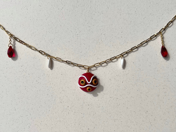 Princess Mononoke Charm Necklace #1