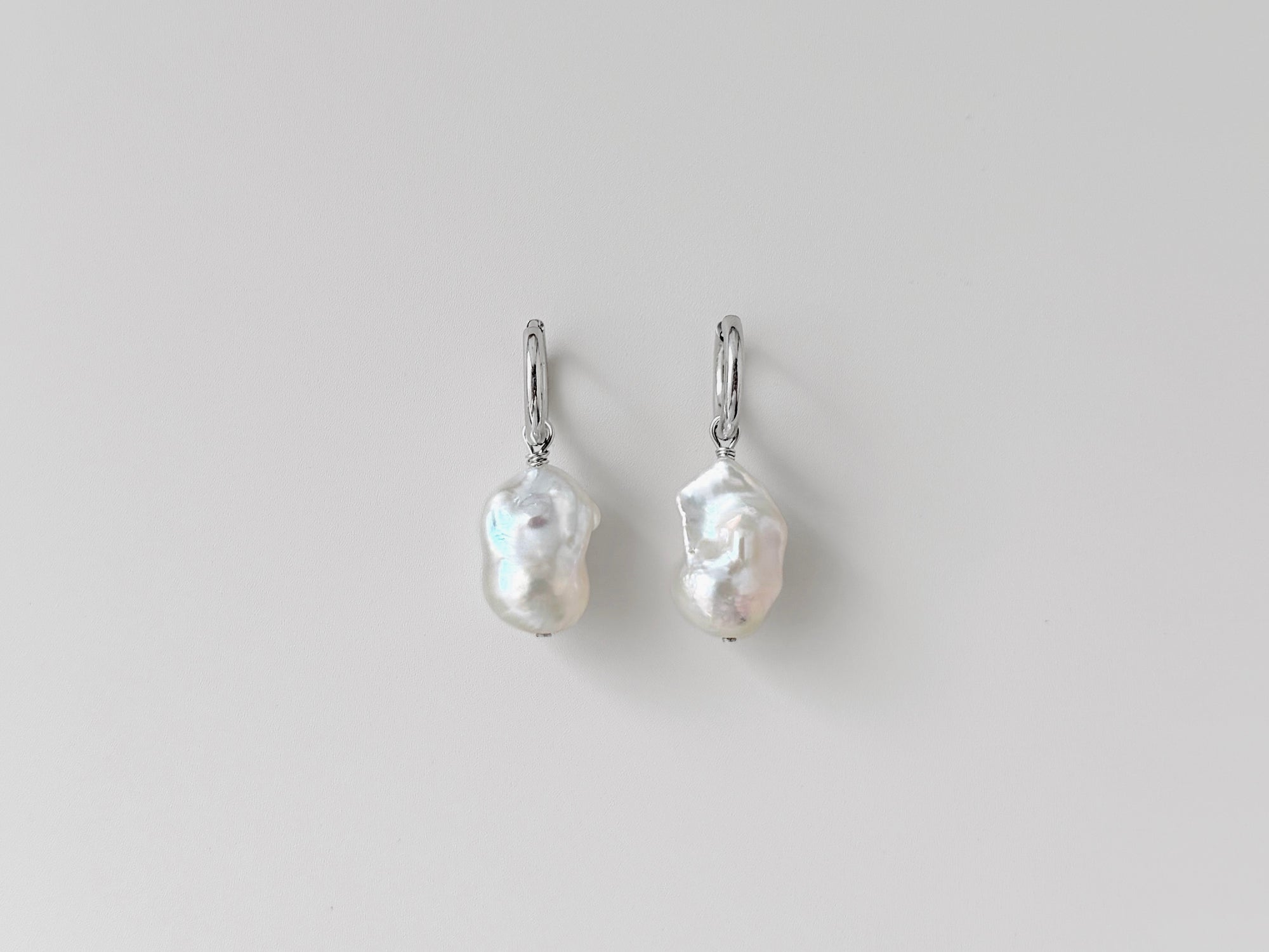 Baroque Pearl Huggies