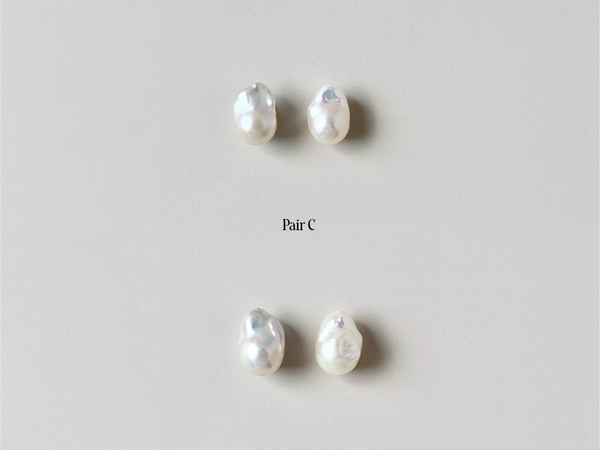 Baroque Pearl Huggies