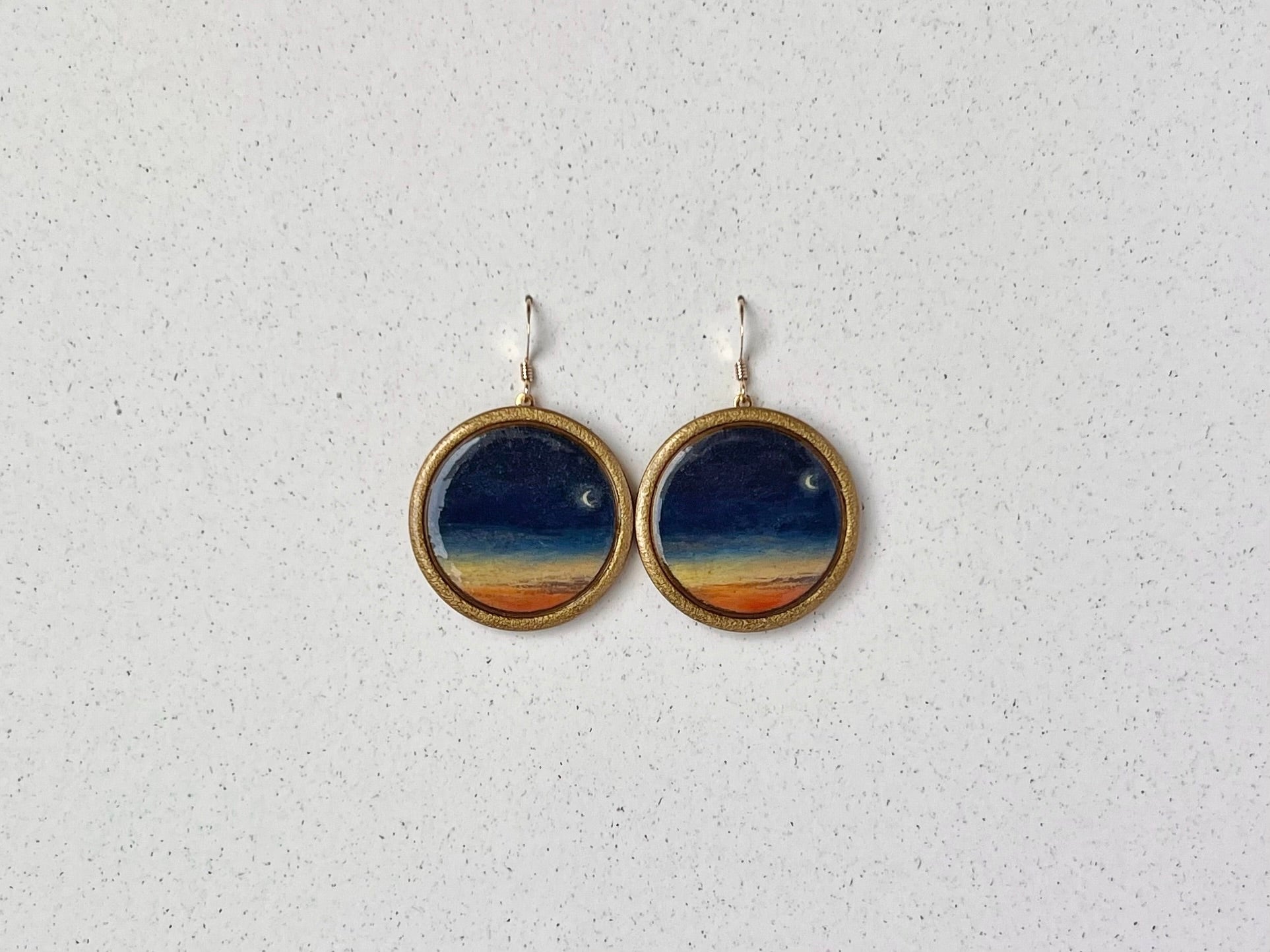 Painted Sunrise Earrings #13