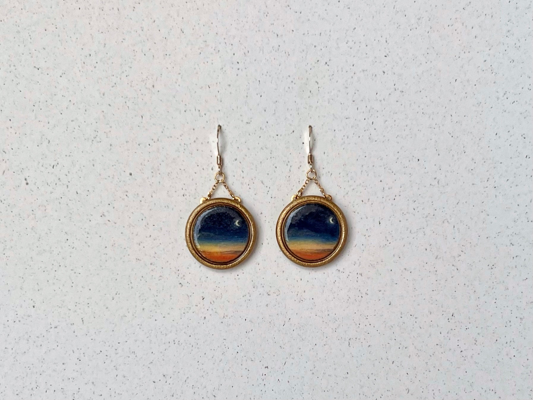 Painted Sunrise Earrings #18