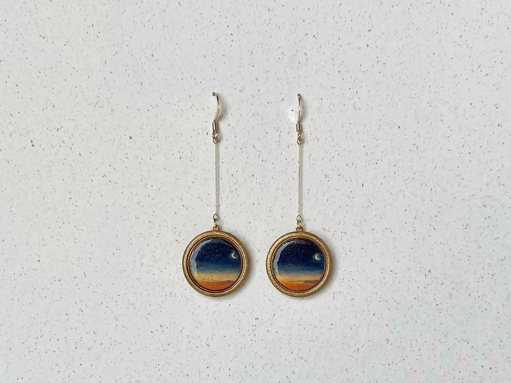 Painted Sunrise Earrings #10