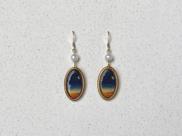 Painted Sunrise Earrings #9