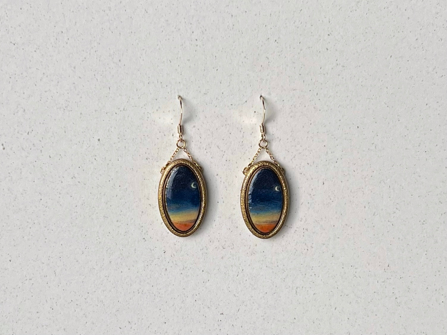 Painted Sunrise Earrings #17