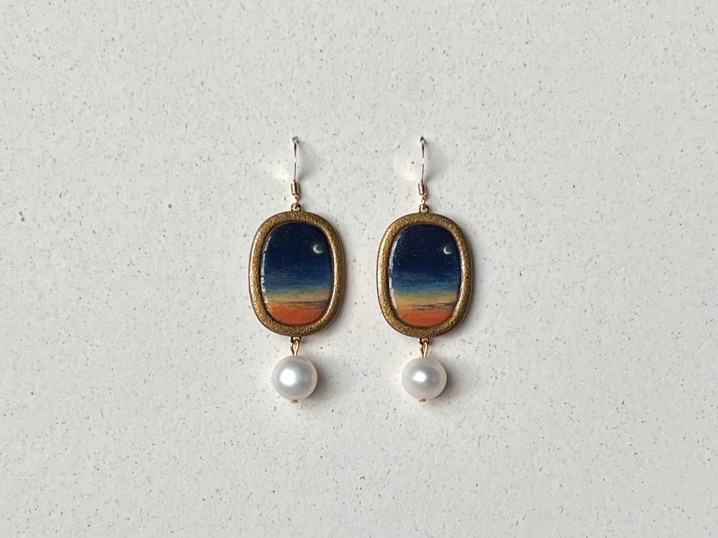 Painted Sunrise Earrings #5