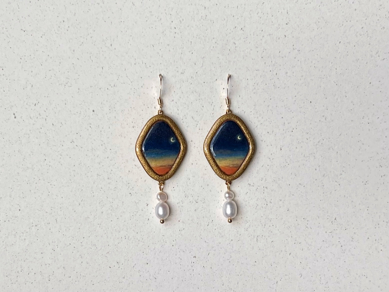 Painted Sunrise Earrings #6