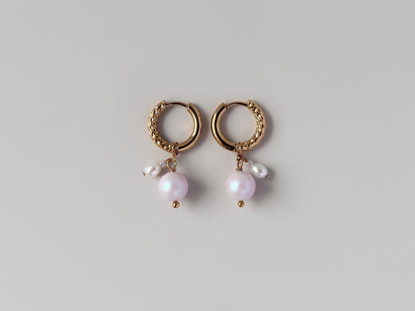 Alchemy: Blush Hoops