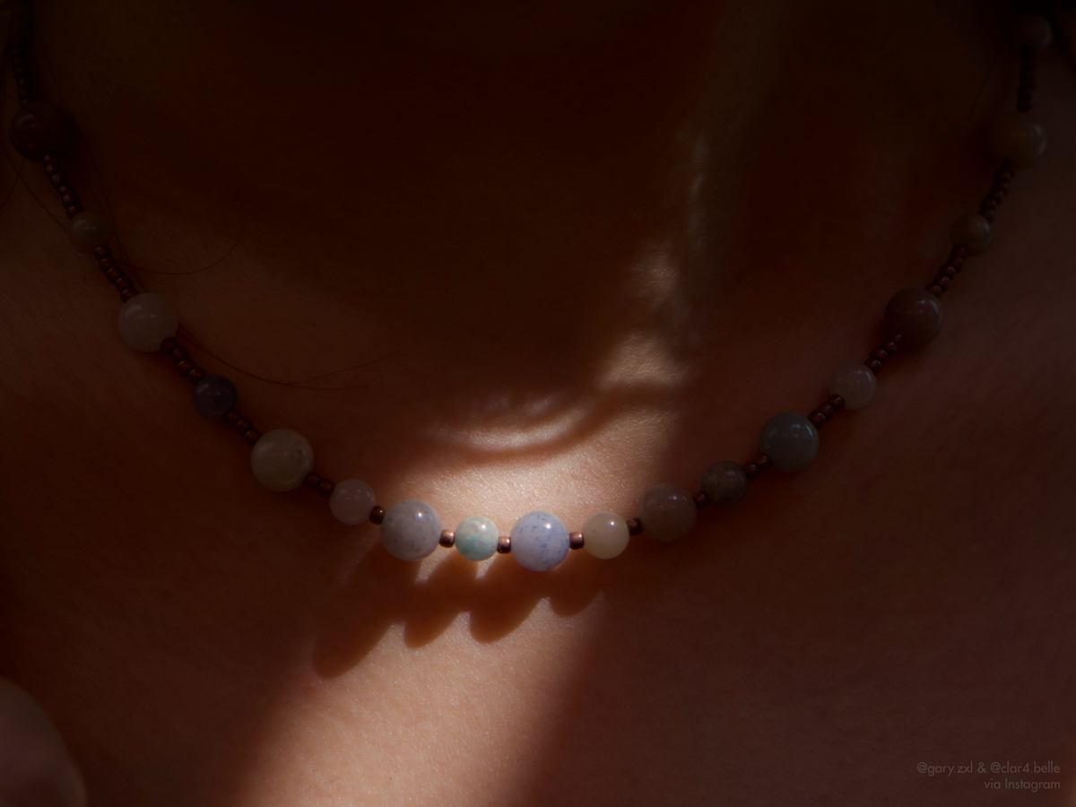 Limited Edition: Meringue Necklace (Grande in Mocha)