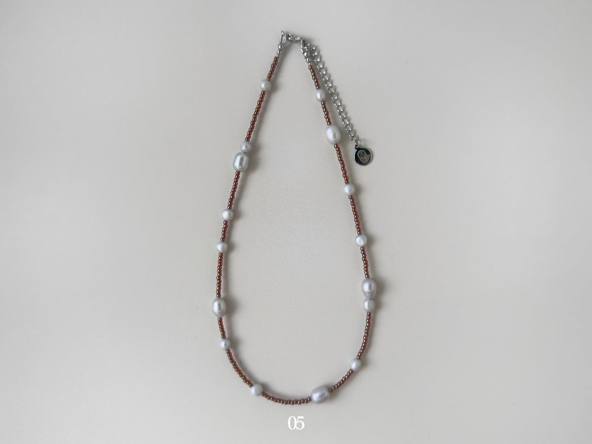 Sediment Series: Necklaces (Silver)