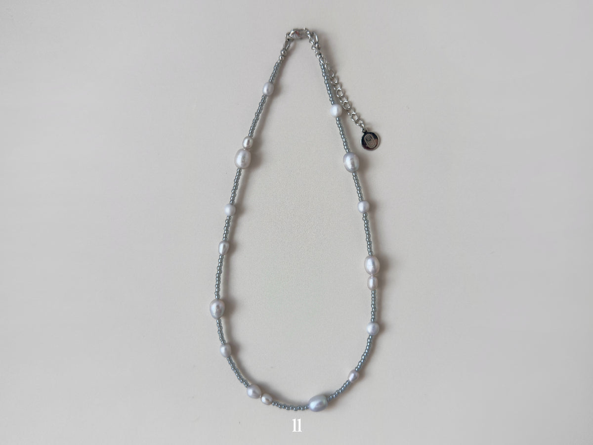 Sediment Series: Necklaces (Silver)