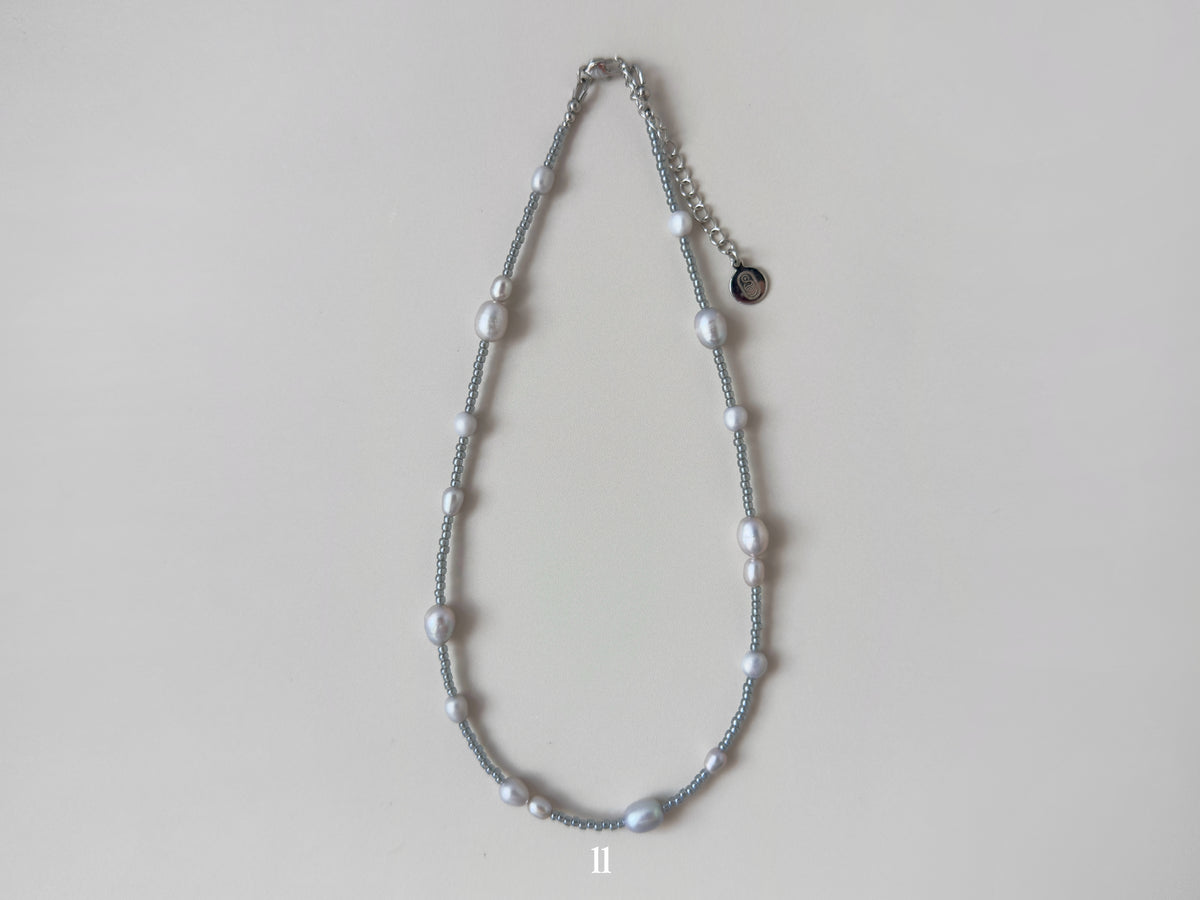 Sediment Series: Necklaces (Silver)