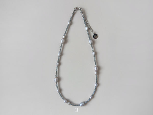 Sediment Series: Necklaces (Silver)