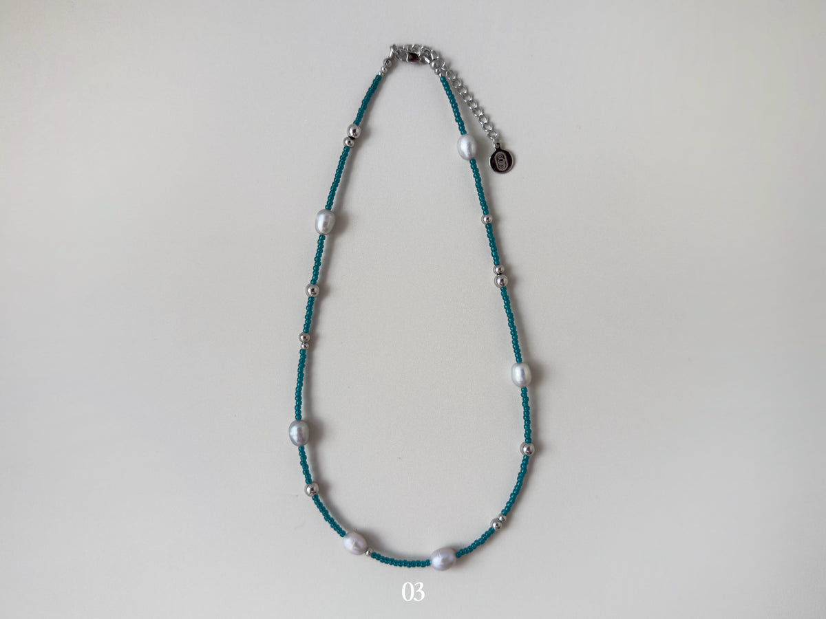 Sediment Series: Necklaces (Silver)