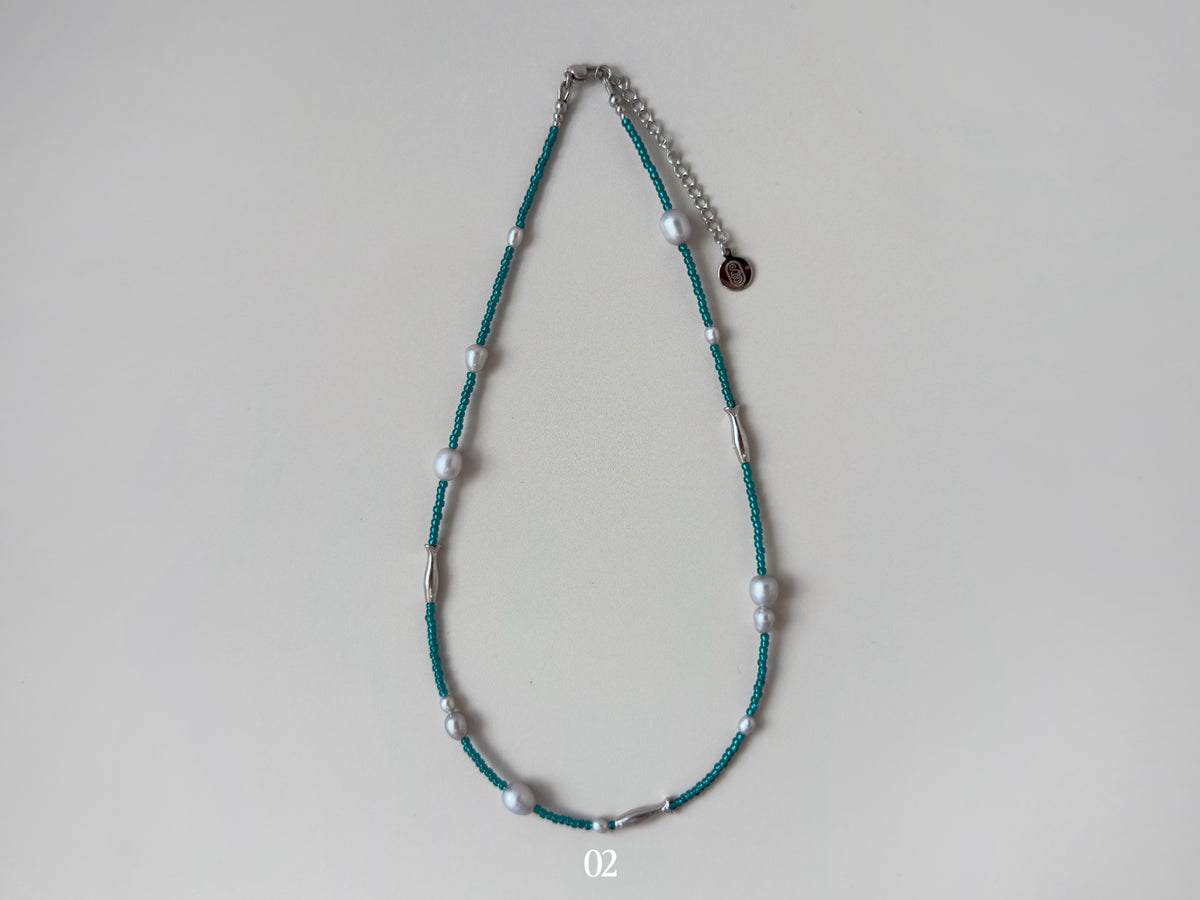 Sediment Series: Necklaces (Silver)