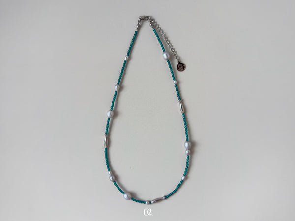 Sediment Series: Necklaces (Silver)