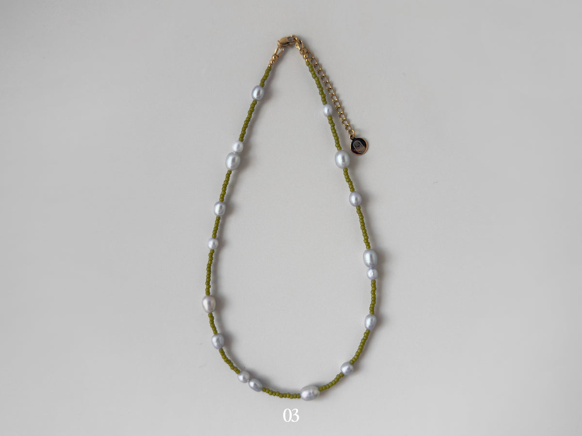 Sediment Series: Necklaces (Gold)