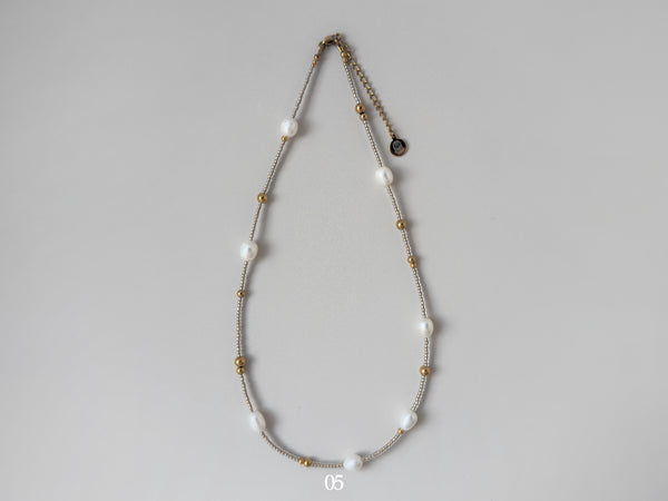 Sediment Series: Necklaces (Gold)